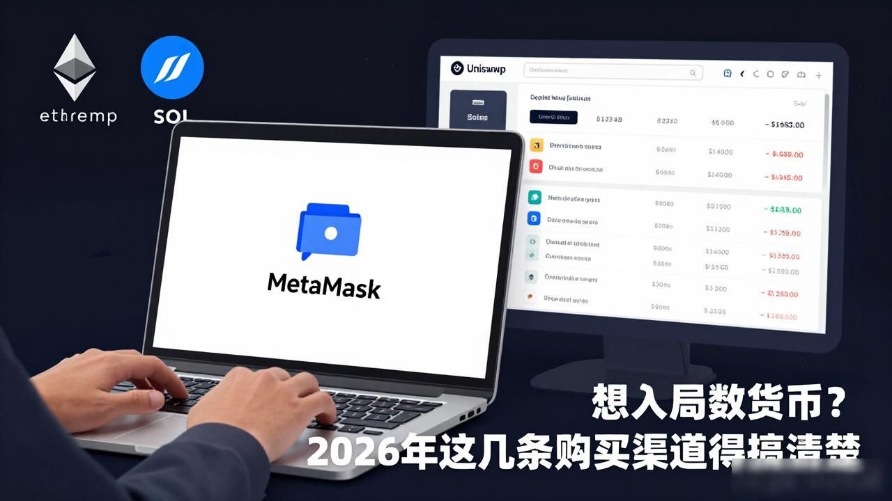 想入局数字货币？2026年这几条购买渠道得搞清楚