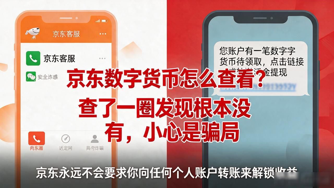 京东数字货币怎么查看？查了一圈发现根本没有，小心是骗局