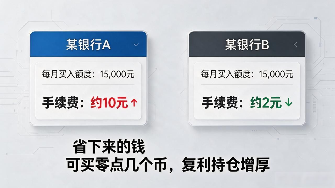 想买数字货币？这几家银行价位低手续费少，对比后省了不少
