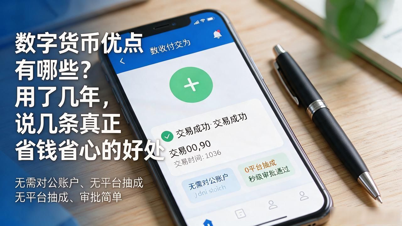 数字货币优点有哪些？用了几年，说几条真正帮你省钱省心的好处