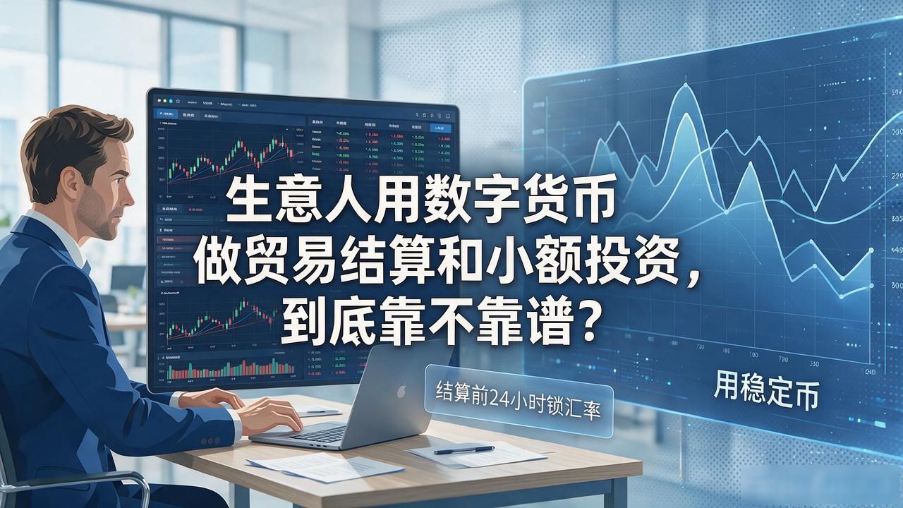 生意人用数字货币做贸易结算和小额投资，到底靠不靠谱？