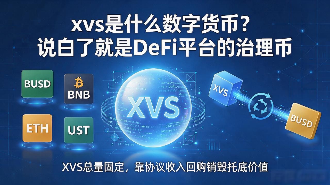 xvs是什么数字货币？说白了就是DeFi平台的治理币