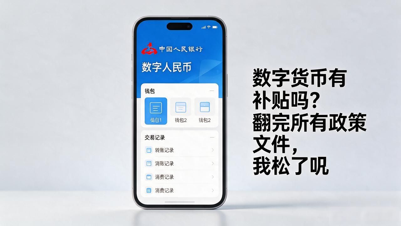 数字货币有补贴吗？翻完所有政策文件，我松了口气