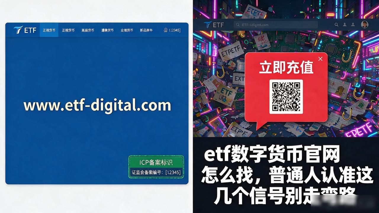 如何辨别真假数字货币ETF官网_etf数字货币官网_正规基金发行ETF与交易所区别