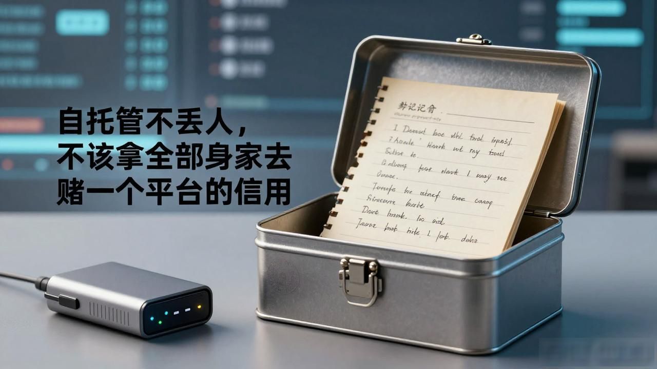 自托管加密资产助记词保管技巧_数字货币最安全的币_如何安全存储加密货币冷钱包使用方法