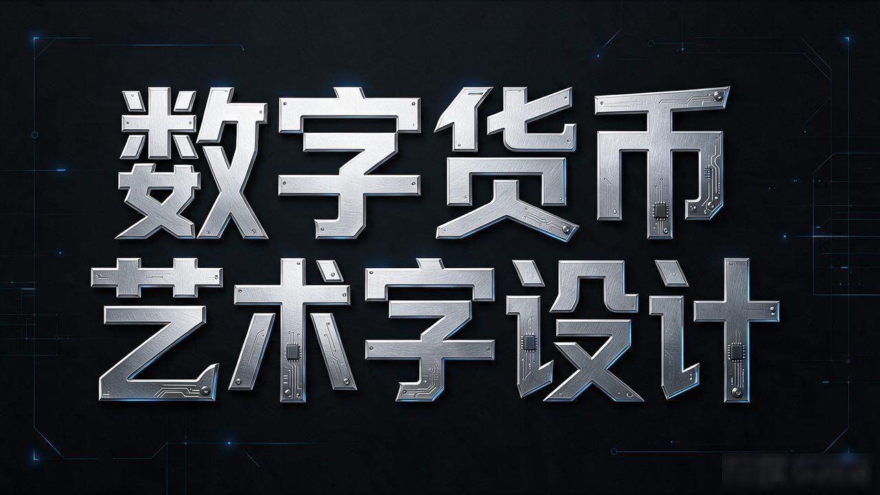 数字货币艺术字设计，字体怎么挑、币圈调性怎么定，全在这篇里了