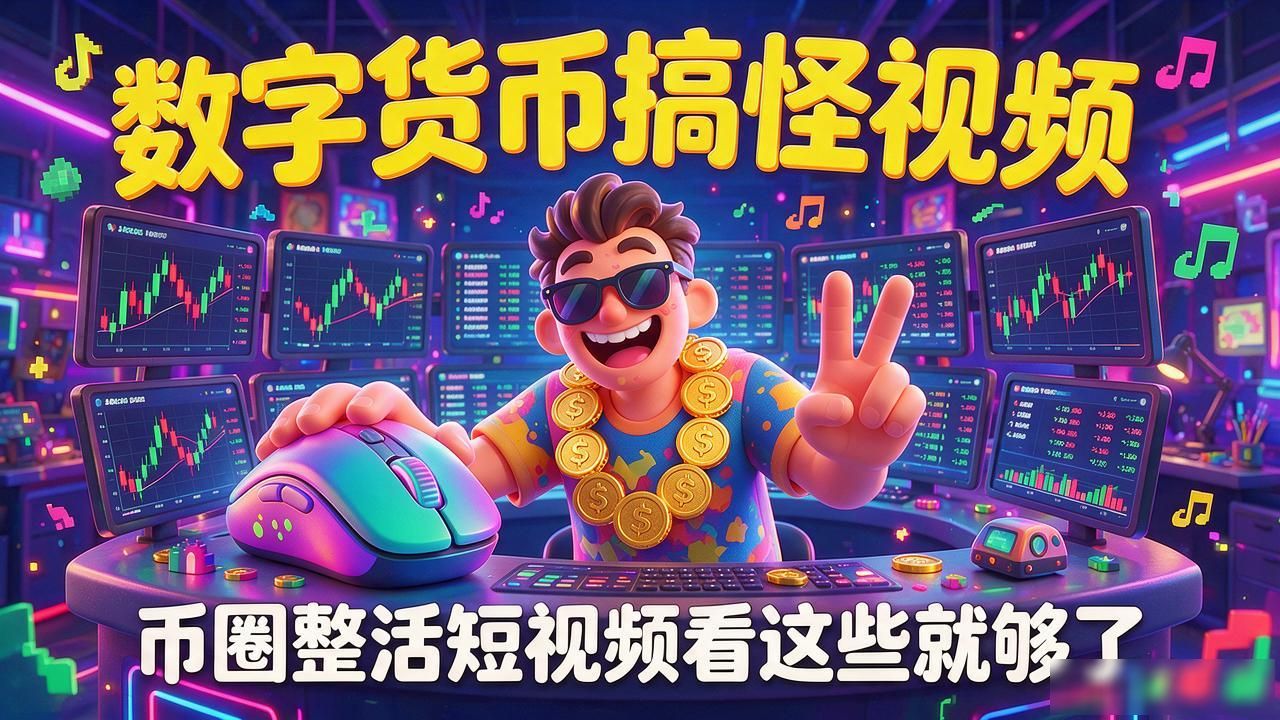 数字货币搞怪视频大全，币圈整活短视频看这些就够了