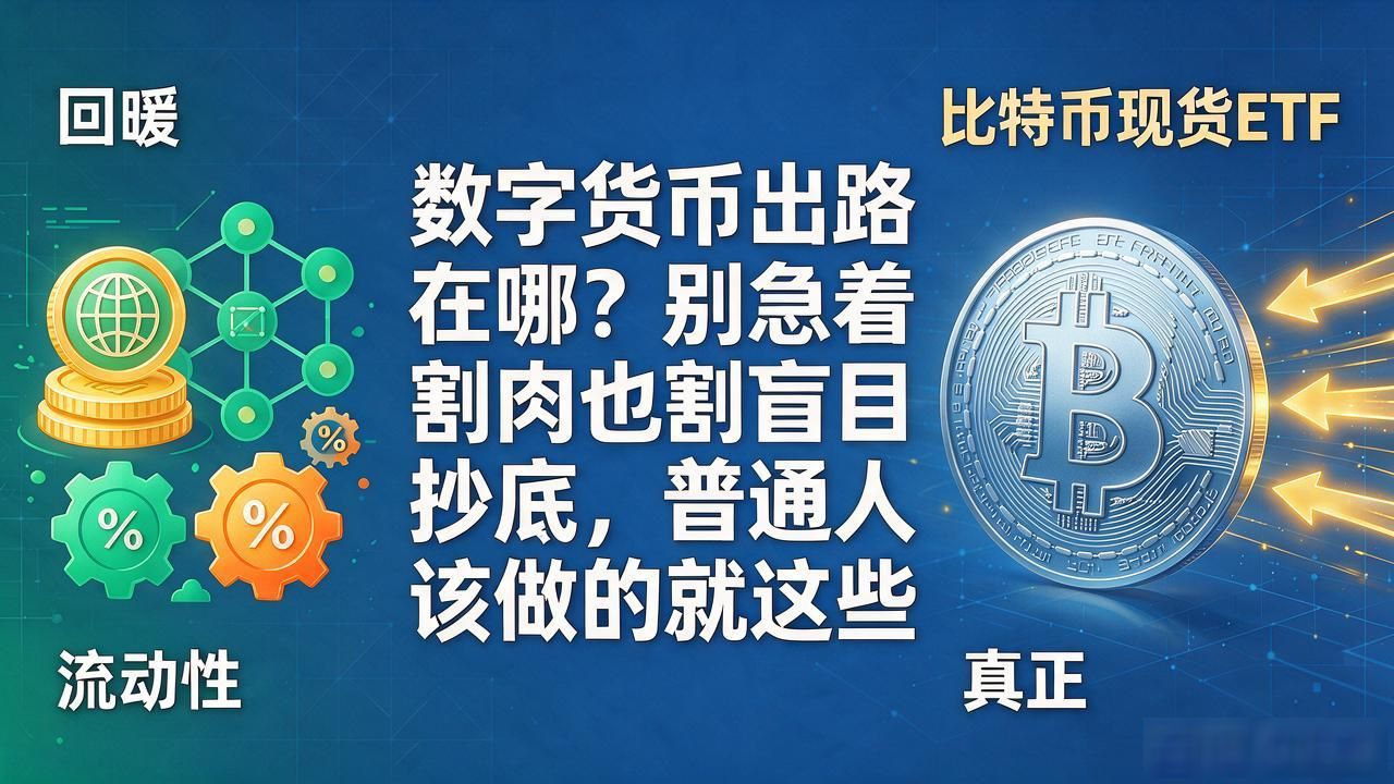 数字货币出路在哪？别急着割肉也别盲目抄底，普通人真正该做的就这些