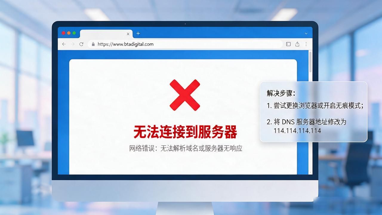 BTA数字货币登录不上打不开怎么办？试完这几步基本能解决