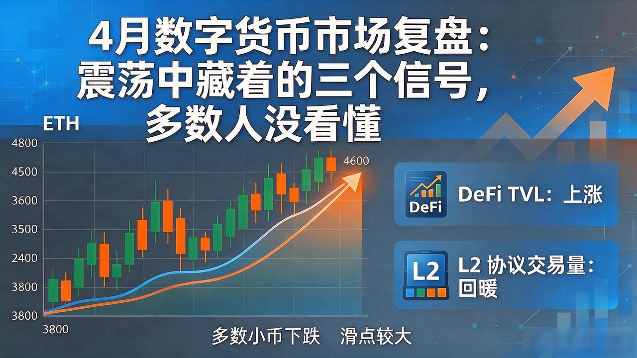 4月数字货币市场复盘：震荡中藏着的三个信号，多数人没看懂