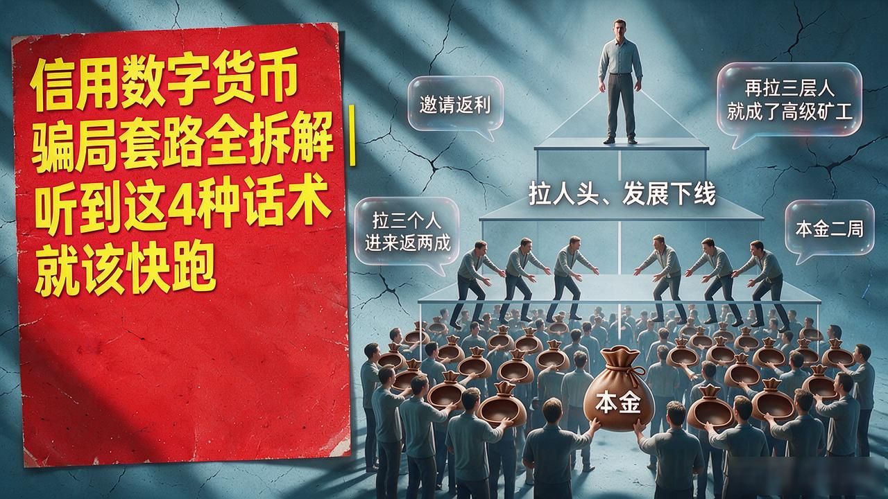 信用数字货币骗局套路全拆解 | 听到这4种话术就该快跑