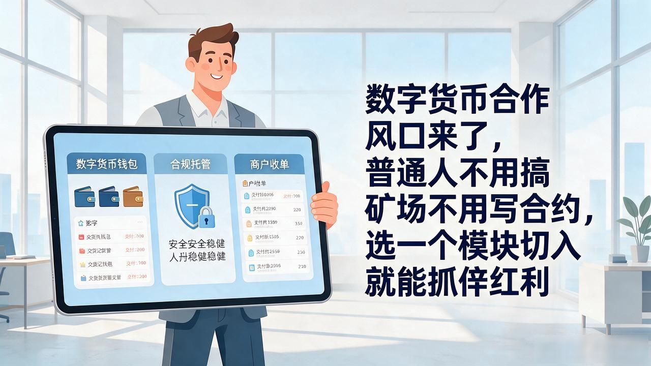 数字货币合作风口来了，2026年普通人怎么抓住这波红利