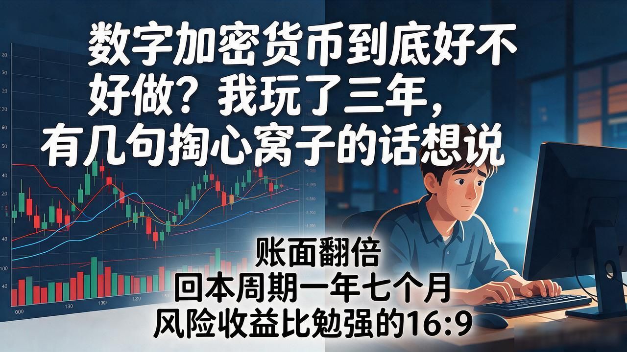 数字加密货币到底好不好做？我玩了三年，有几句掏心窝子的话想说