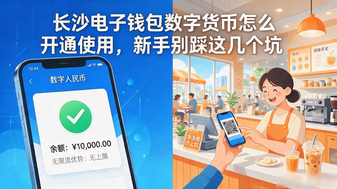 长沙电子钱包数字货币怎么开通使用，新手别踩这几个坑